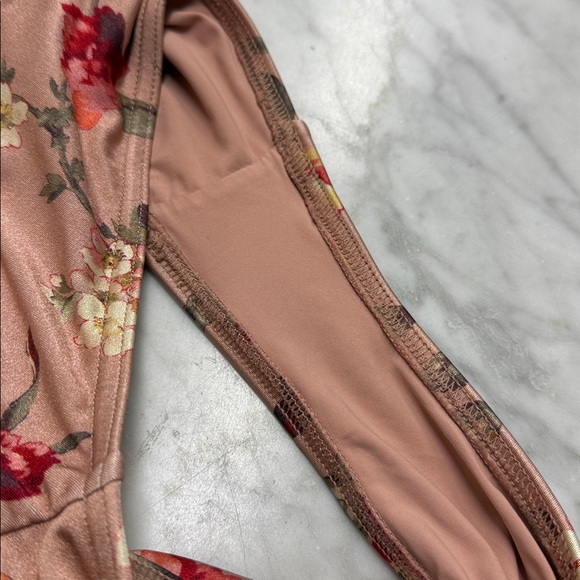 Zimmermann Cassia Frill Ruffle Halter Neckline Faux Wrap One Piece Swimsuit 4-6 - Picture 12 of 15